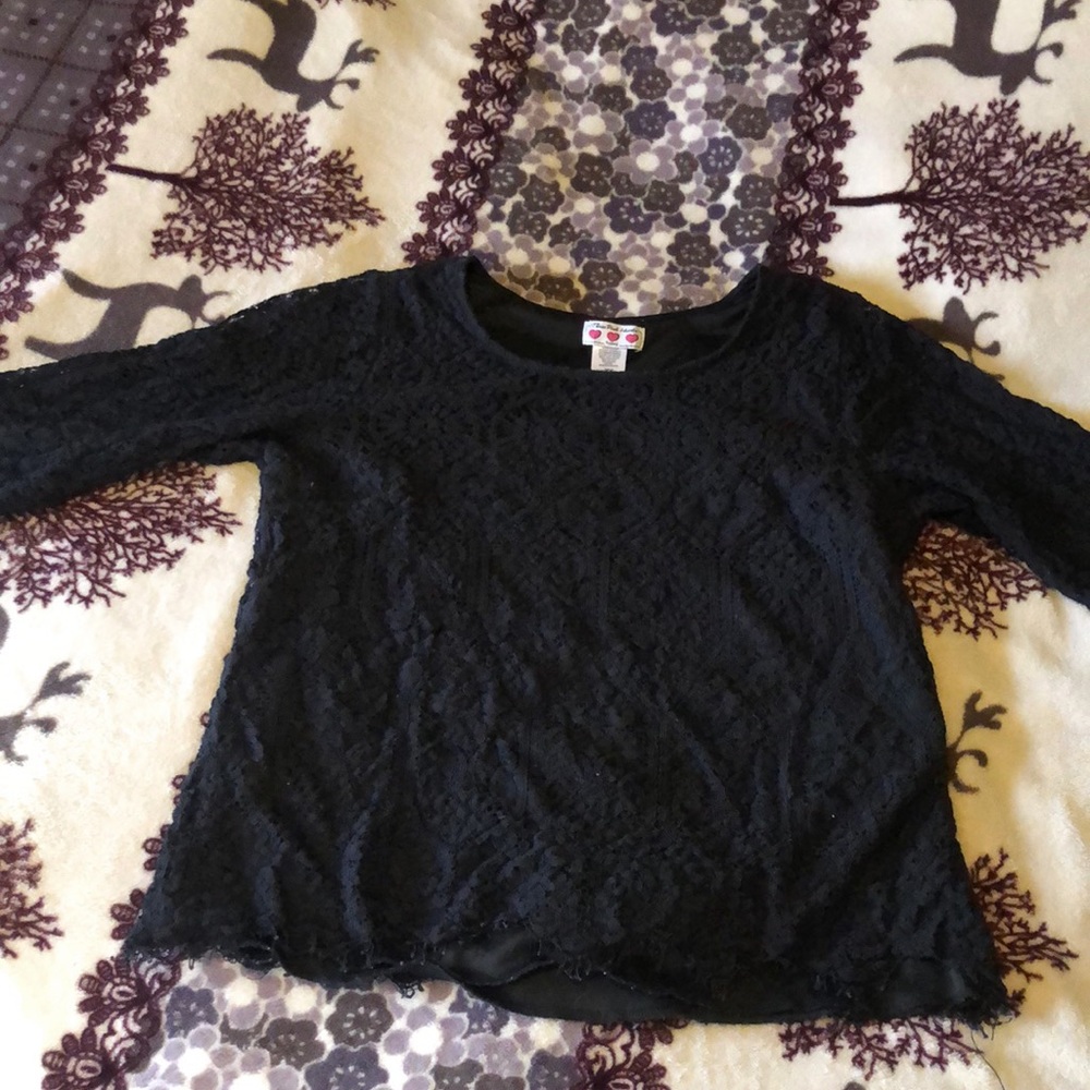 3/4 Sleeve Top, lace with silk lining